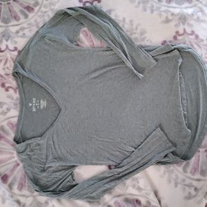 Long Sleeved V-neck Tee